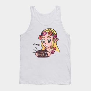 Blonde Tourist Elf - Gaming Summer Tank Top